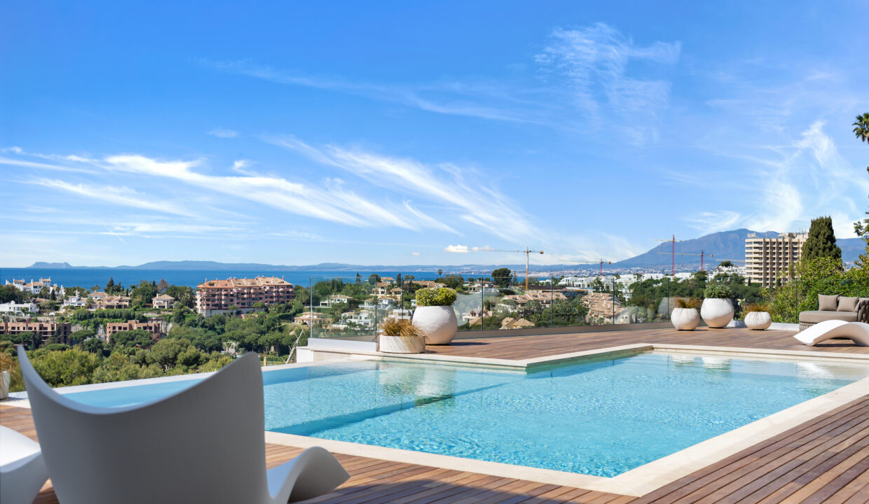 Sea views and privale pool - house for sale in Marbella Spectacular Villa with Panoramic Sea Views, Rio Real, Marbella - Jacques Olivier Marbella