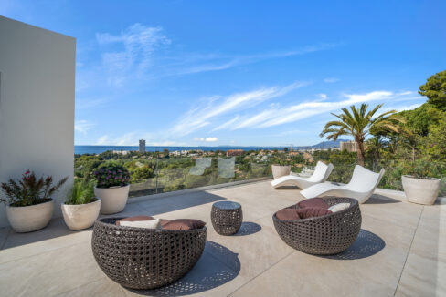 pool side furniture and deco Spectacular Villa with Panoramic Sea Views, Rio Real, Marbella - Jacques Olivier Marbella
