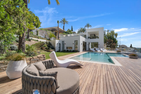 view - Spectacular Villa with Panoramic Sea Views, Rio Real, Marbella - Jacques Olivier Marbella